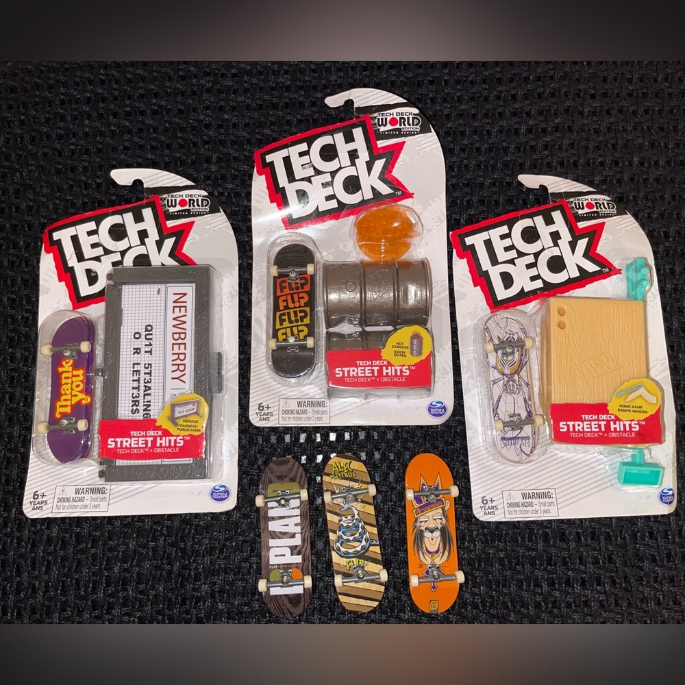 Tech Deck Skateboard Bundle‎ of 6 Skateboards